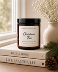 Load image into Gallery viewer, Christmas Tree Candle – 190g | Vegan | Handmade in the UK