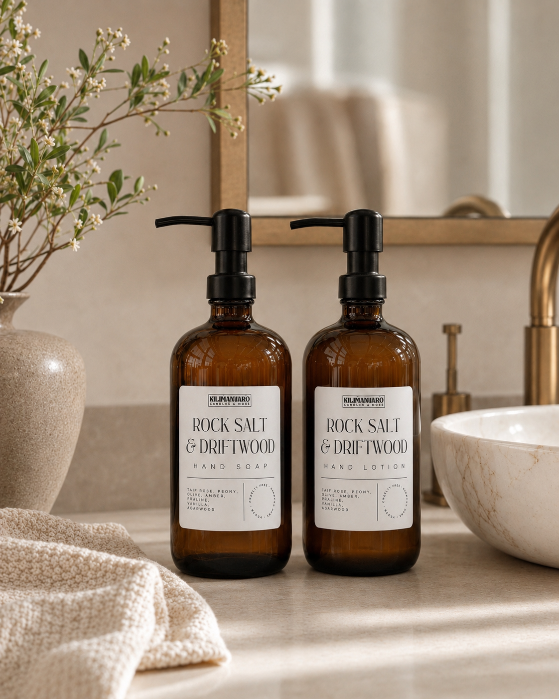 ROCK SALT & DRIFTWOOD HAND & BODY LOTION – 500 ml