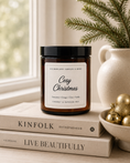 Load image into Gallery viewer, COSY CHRISTMAS CANDLE – 190g | Vegan | Handmade in the UK

