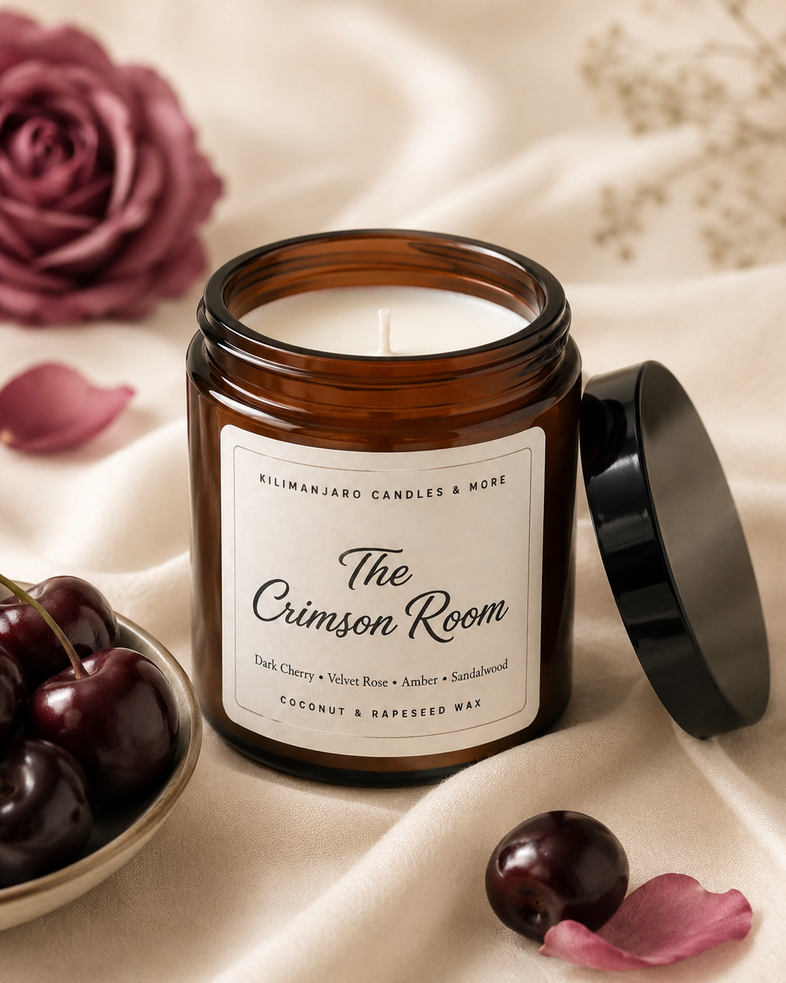 The Crimson Room – 190g | Vegan | Handmade in the UK