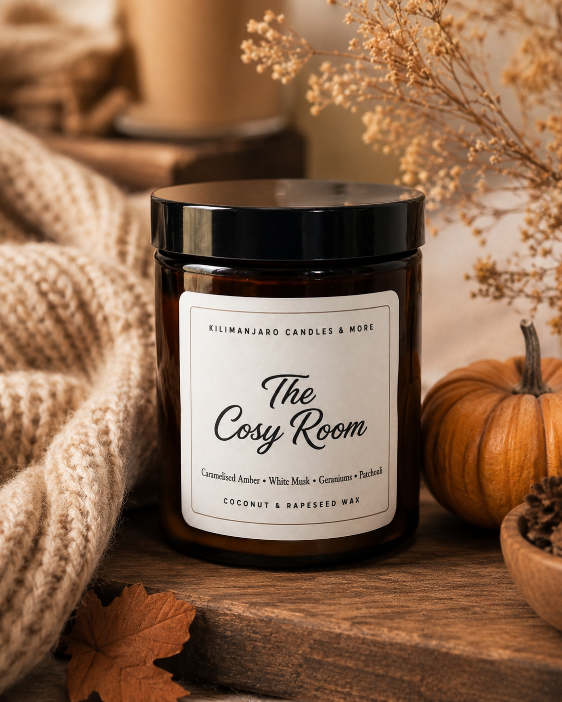 The Cosy Room Candle | 190g  | Vegan | Handmade in the UK