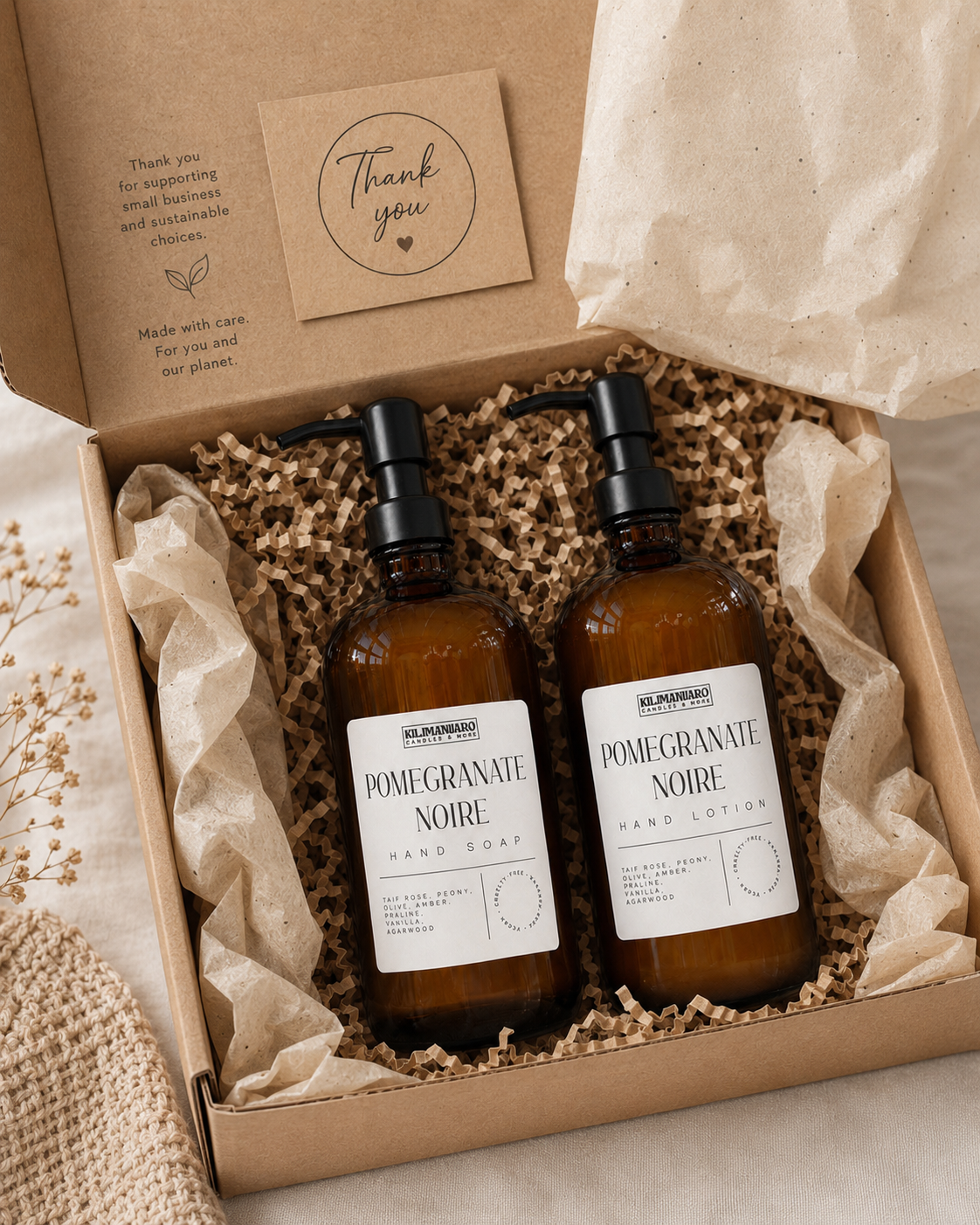 POMEGRANATE NOIRE HAND & BODY LOTION – 500 ml