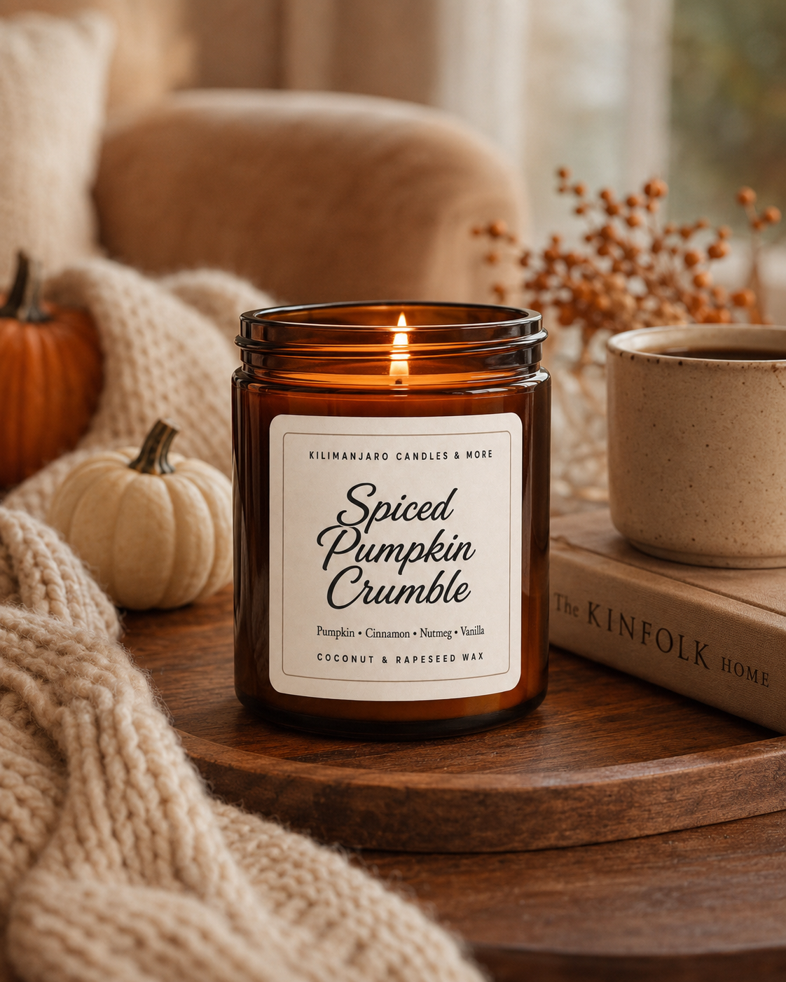 Pumpkin Spiced Crumble Candle | 190g