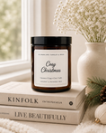 Load image into Gallery viewer, COSY CHRISTMAS CANDLE – 190g | Vegan | Handmade in the UK
