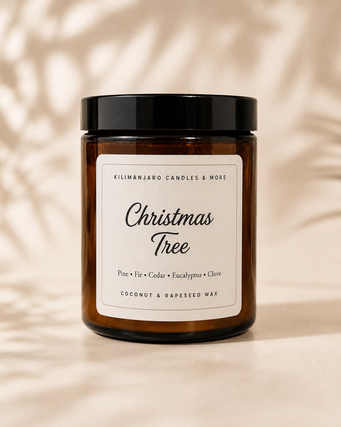 Christmas Tree Candle – 190g | Vegan | Handmade in the UK
