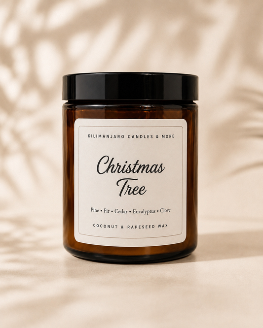 Christmas Tree Candle – 190g | Vegan | Handmade in the UK