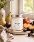 Load image into Gallery viewer, The Stewed Fruit Jar Candle | Rhubarb, Plum & Blackberry
