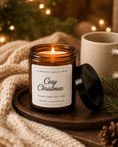 Load image into Gallery viewer, COSY CHRISTMAS CANDLE – 190g | Vegan | Handmade in the UK
