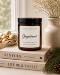 Load image into Gallery viewer, Gingerbread Candle – 220g | Vegan | Handmade in the UK
