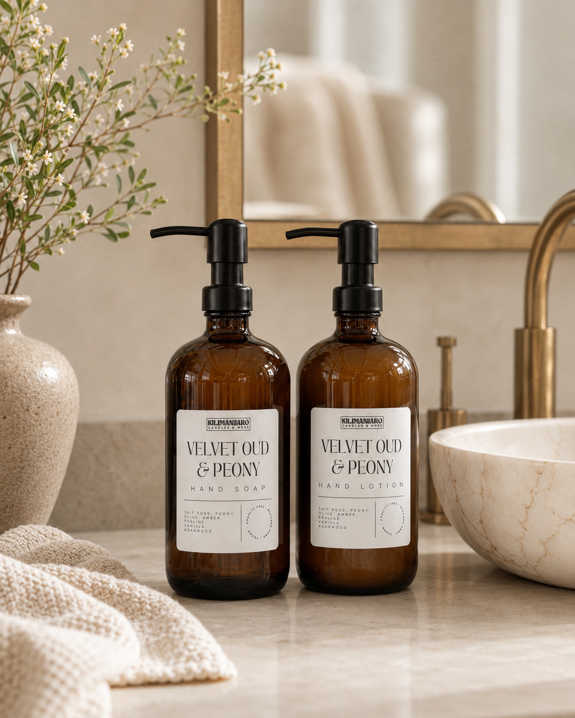 VELVET PEONY & OUD HAND & BODY LOTION – 500 ml