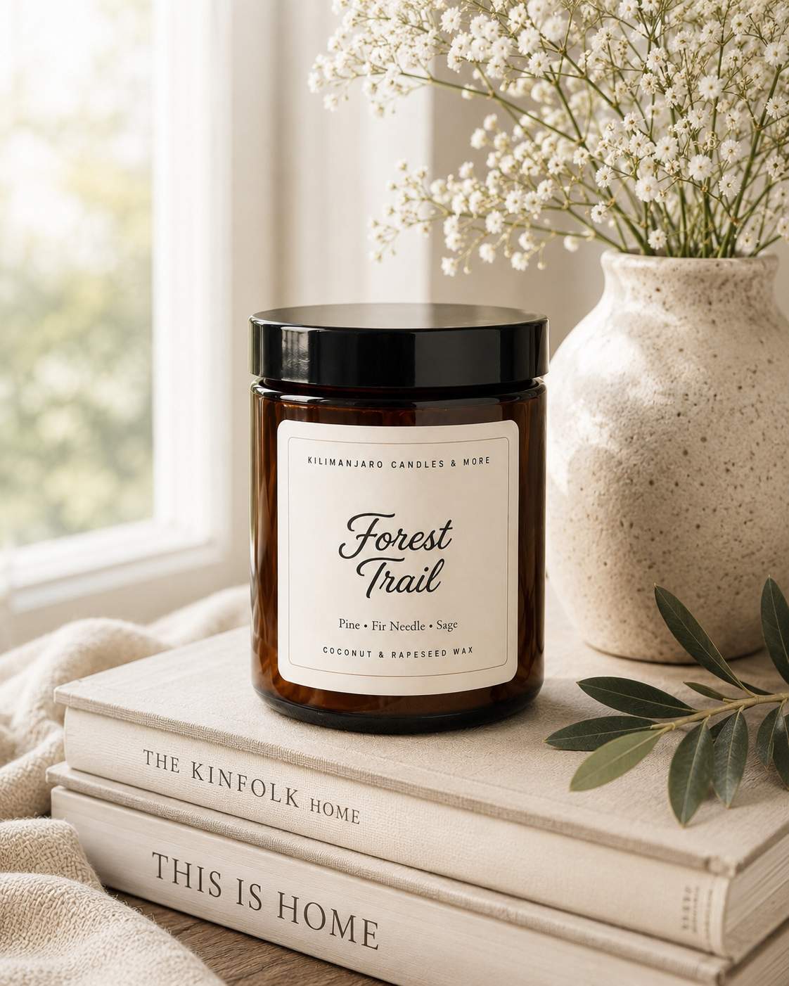 Forest Trail Candle – 190g | Vegan | Handmade in the UK