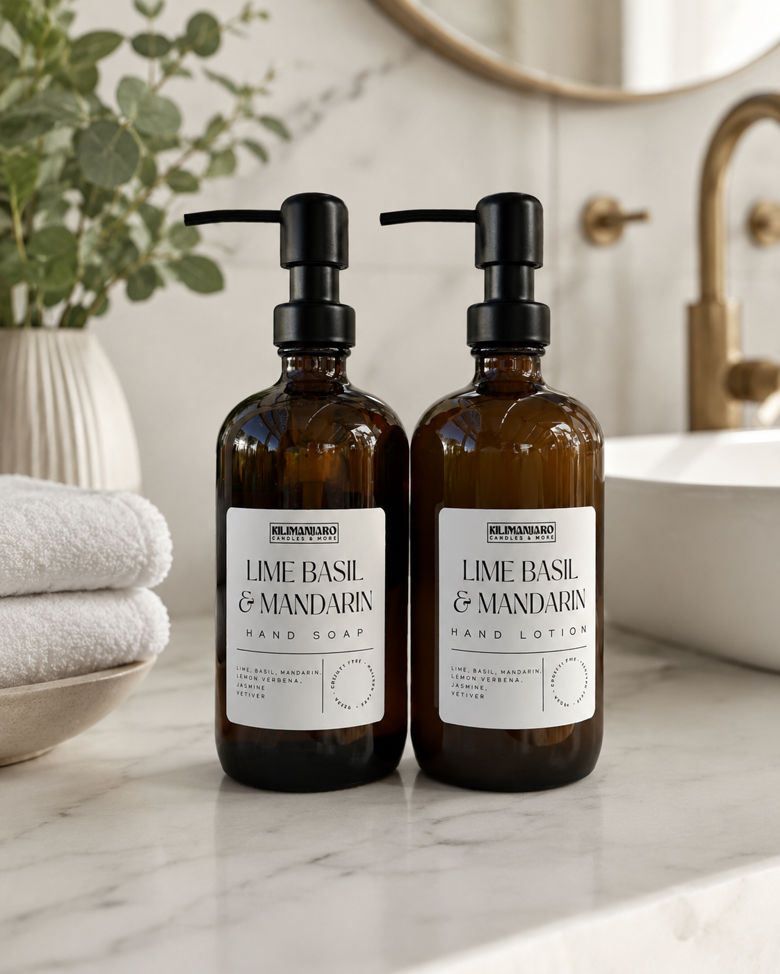 LIME BASIL & MANDARIN HAND SOAP – 500 ml