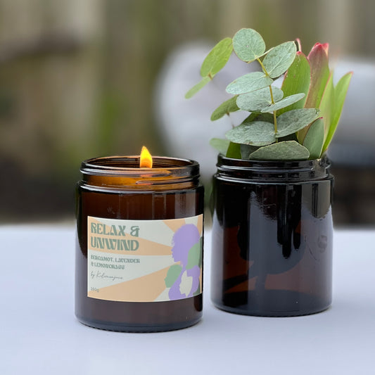 Relax and  Unwind Aromatherapy Candle