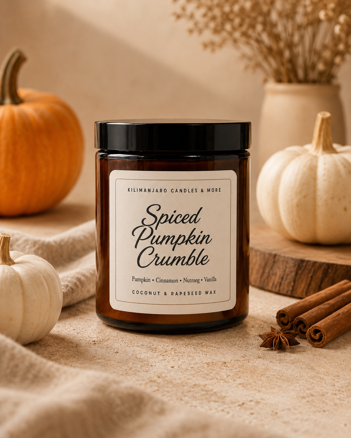 Pumpkin Spiced Crumble Candle | 190g