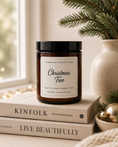 Load image into Gallery viewer, Christmas Tree Candle – 190g | Vegan | Handmade in the UK
