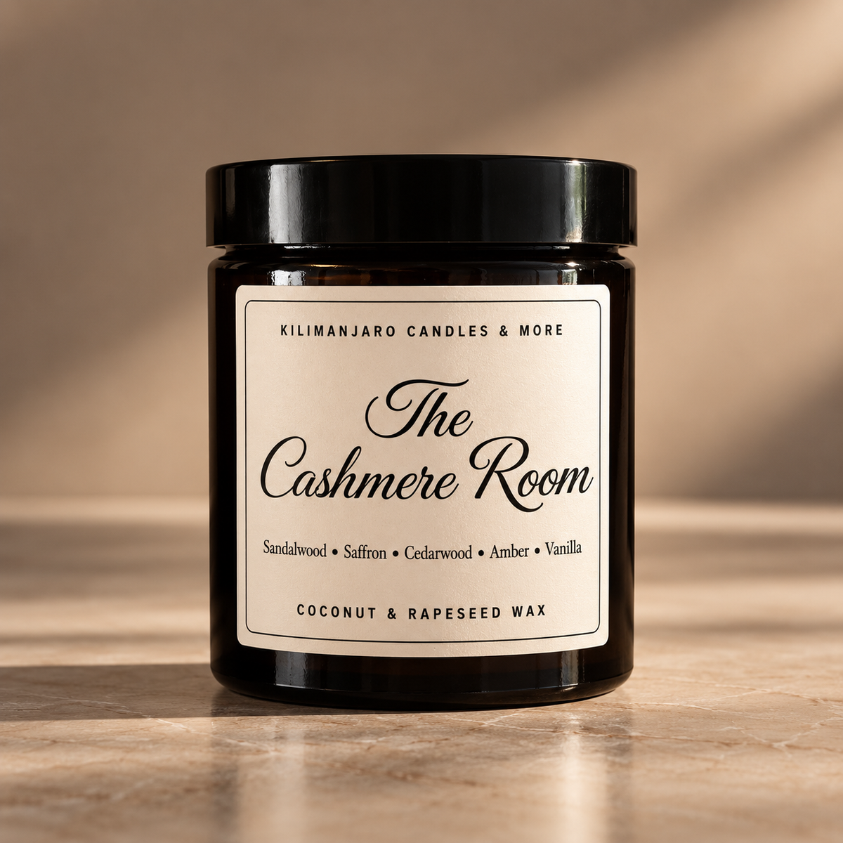 The Cashmere Room | Warm Woods & Cashmere | Rapeseed & Coconut Wax Candle