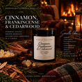 Load image into Gallery viewer, Cinnamon, Frankincense & Cedarwood | Spiced Christmas Candle | UK
