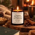 Load image into Gallery viewer, Cinnamon, Frankincense & Cedarwood | Spiced Christmas Candle | UK
