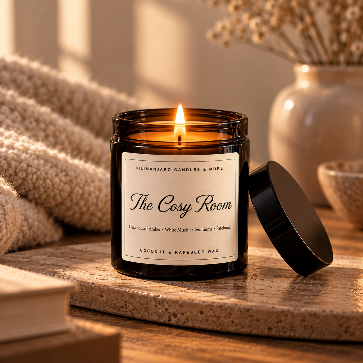 The Cosy Room | Creamy Musk & Sandalwood | Rapeseed & Coconut Wax Candle