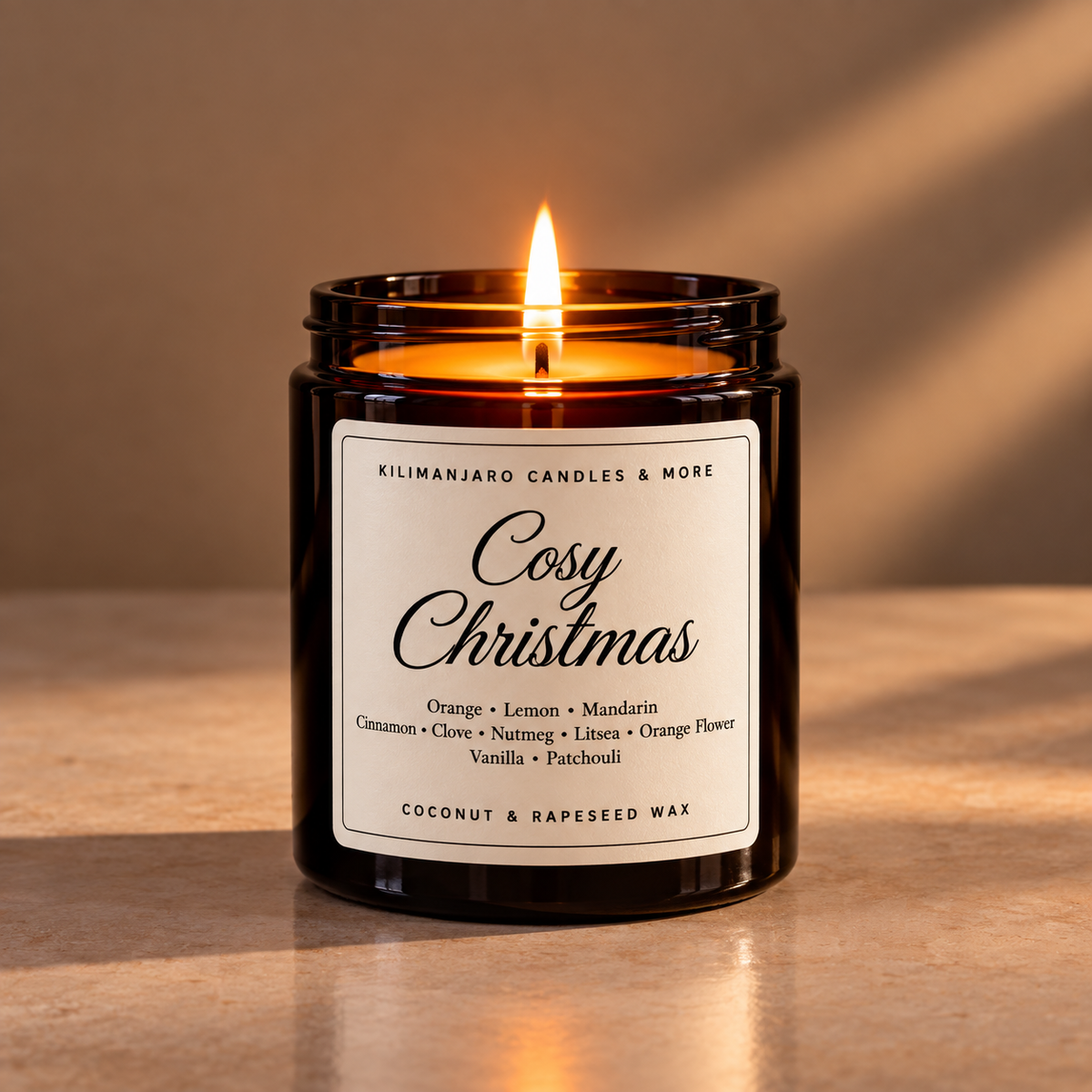 Cosy Christmas | Orange, Cinnamon & Vanilla Christmas Candle